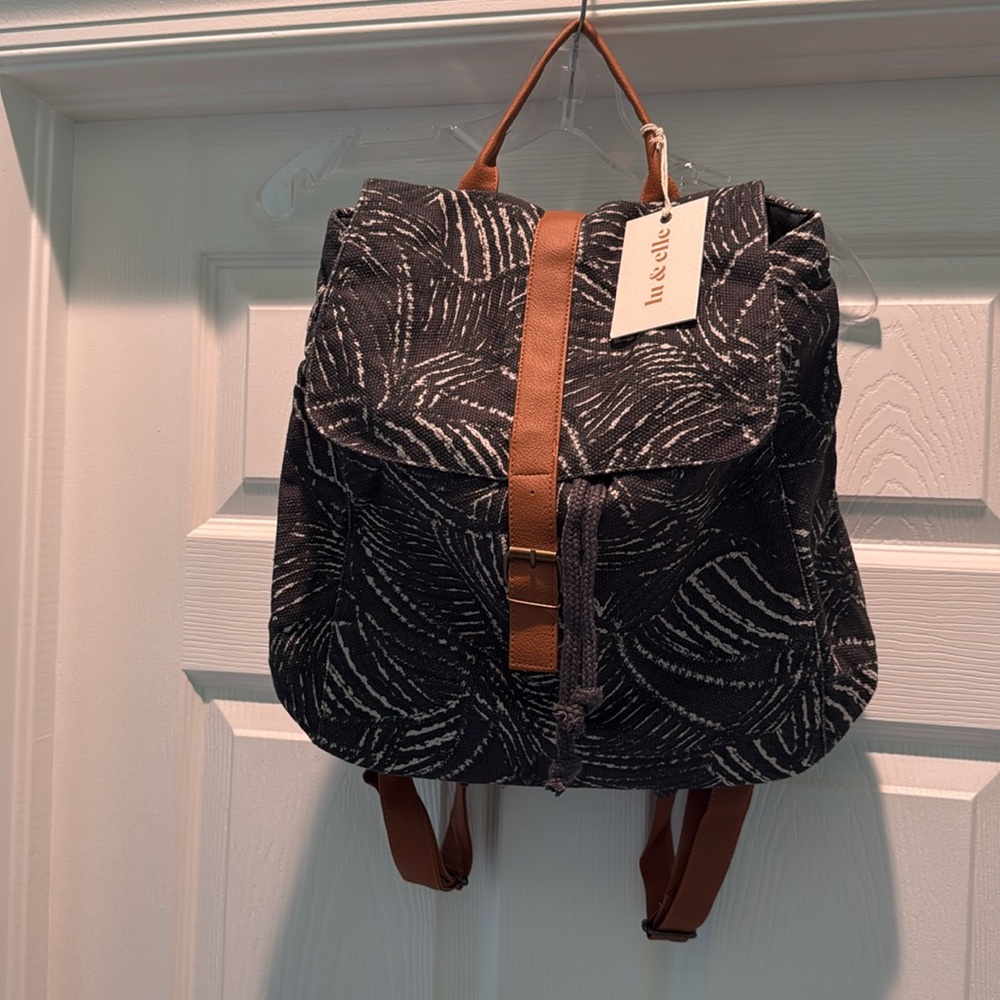 NWT Lu & Elle Canvas Backpack